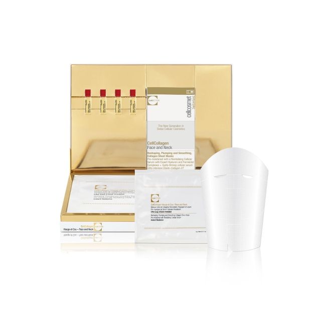Cellcosmet CellEctive CellCollagen Face and Neck 4x28ml + 4x1.5ml - Uniseks maska za lice