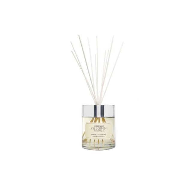 Lorenzo Villoresi Spring Blossoms Diffuser with 10 rattan sticks - Osvježivač prostora