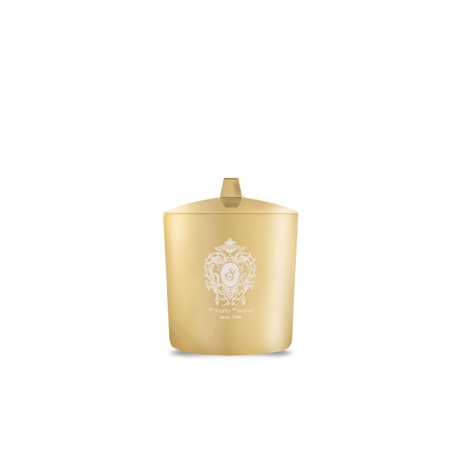 Tiziana Terenzi ANDROMEDA GOLD GLASS 2 WOOD WICKS - Uniseks svijeća