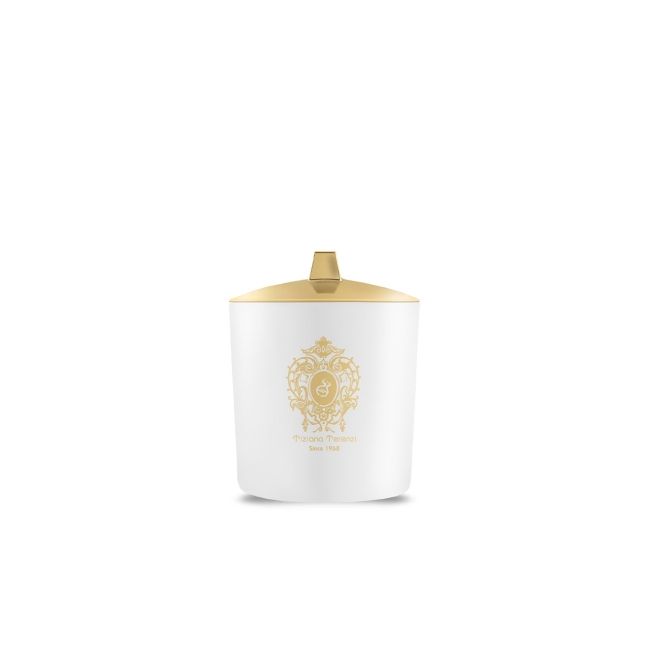 Tiziana Terenzi KIRKE WHITE GLASS 2 WOOD WICKS, DIAM  - Uniseks svijeća